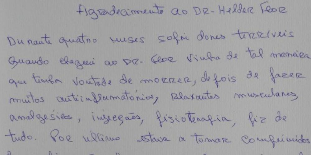 TENDINITE COM CALCIFICAÇÃO E CIÁTICA