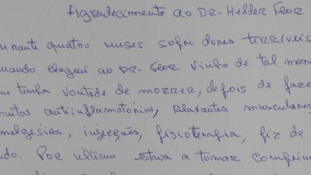 TENDINITE COM CALCIFICAÇÃO E CIÁTICA