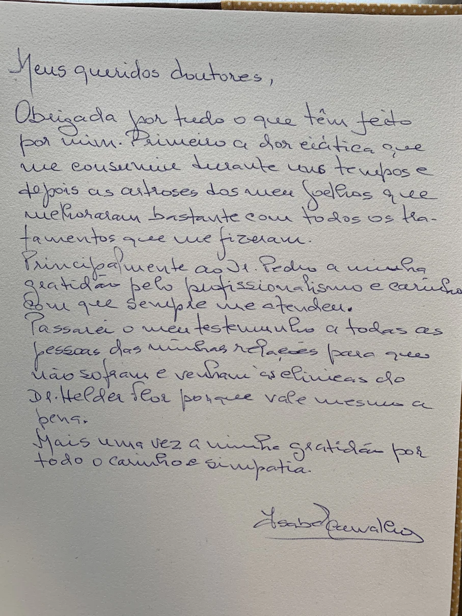 Ciática e artroses nos joelhos