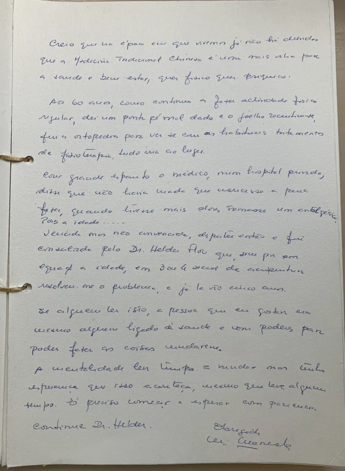 Joelho “sem remédio”