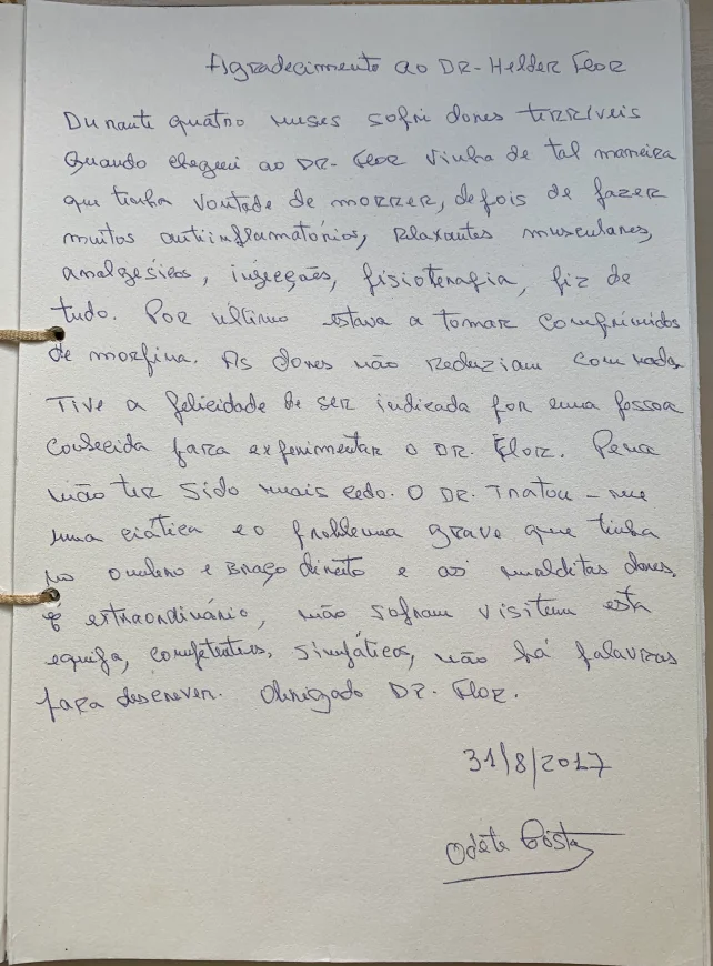 Tendinite com calcificação e ciática